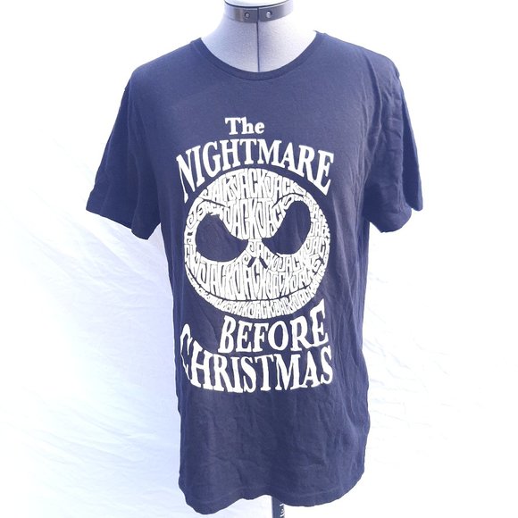 Old Navy The Nightmare Before Christmas Men's T Shirt Size Small Black - Picture 1 of 5